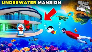 GTA 5 : New Under Water Mansion For Shinchan😱Full Fun #gta5 #rampageboy #bommalu