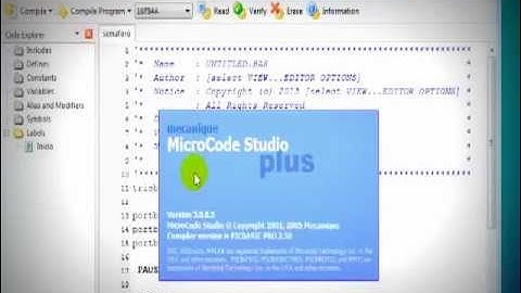 Introduccion, Un pequeño semaforo en Lenguaje Basic para PIC.