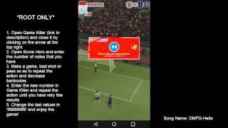 SCORE HERO CHEATS ANDROID [ROOT]