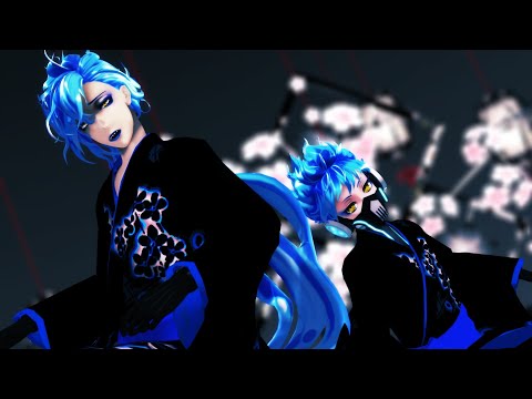 【MMDツイステ】宵々古今【イグニ(※オルト人型和装非公式衣装着替え)】