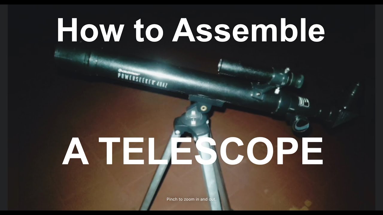 How to Assemble a REFRACTING TELESCOPE 🔭 YouTube