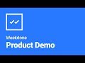 Weekdone Product Demo and Walk-through