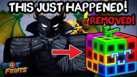 Blox Fruits Update OWNER JUST REMOVED CREATION FRUIT! HUGE NEWS