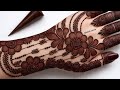 Very simple unique style mehndi design for back hand|new easy mehndi design 2026 | mehandi designs|