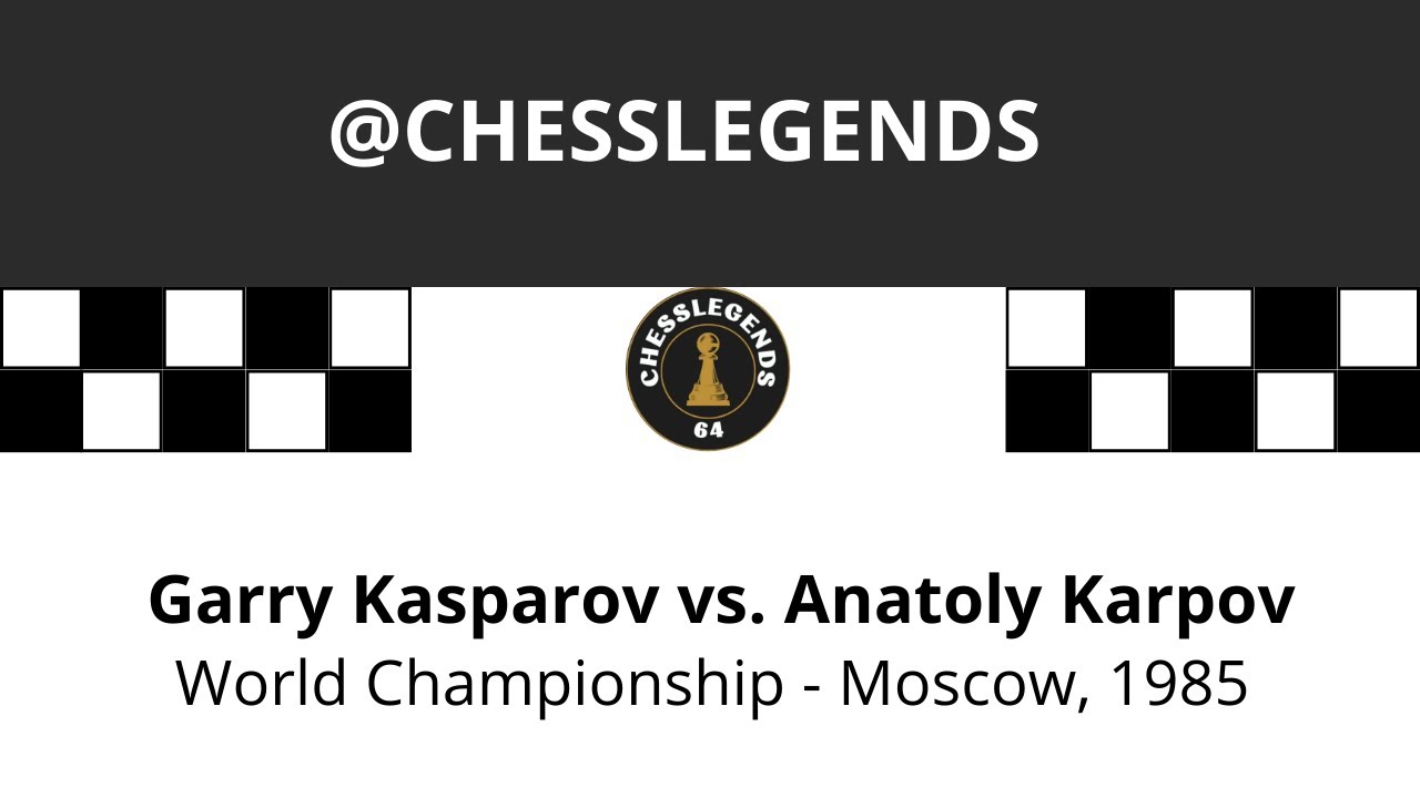 On this day in 1985, Garry Kasparov defeated Anatoly Karpov 13-11 in Moscow  to become the youngest-ever world chess champion at age 22! : r/chess