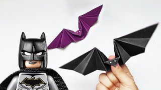 Origami Flapping Bat | How to make paper bat for Halloween | Papier Falten.