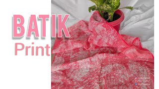 DIY Batik Print / Batik Print at Home 🌼🌸  #batikprint #diy #shivanipokhriyalcloset