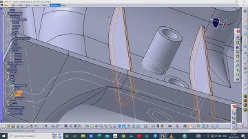 "Catia V5 Tutorial: Designing Door Handles with Plastic Trim "   #catiav5 @donmech7