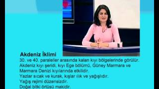 10 -- Türkiyede İklim Tipleri