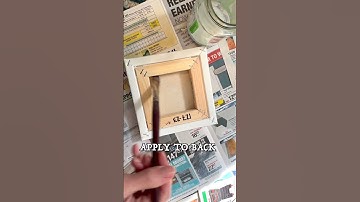 👩🏻‍🎨 Tighten a LOOSE CANVAS 🖼️ #shorts