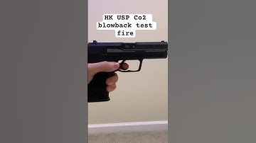 HK USP Co2 blowback test fire #airsoft #guns #airsoftshorts #gun #pistol #airsoftvideo #videogames