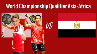 【Egypt Qualification】Japan vs Egypt doubles2 screenshot 5