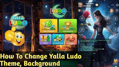 How To Change Yalla Ludo Theme, Background | Yalla Ludo App Editing Tutorial 2024