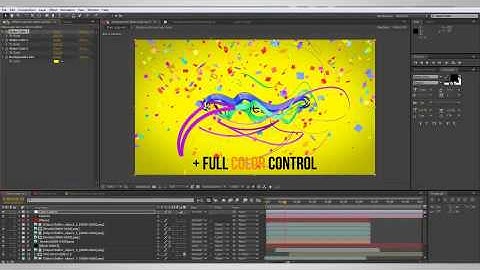 Confetti Logo Reveal | VideoHive Templates | After Effects Project Files
