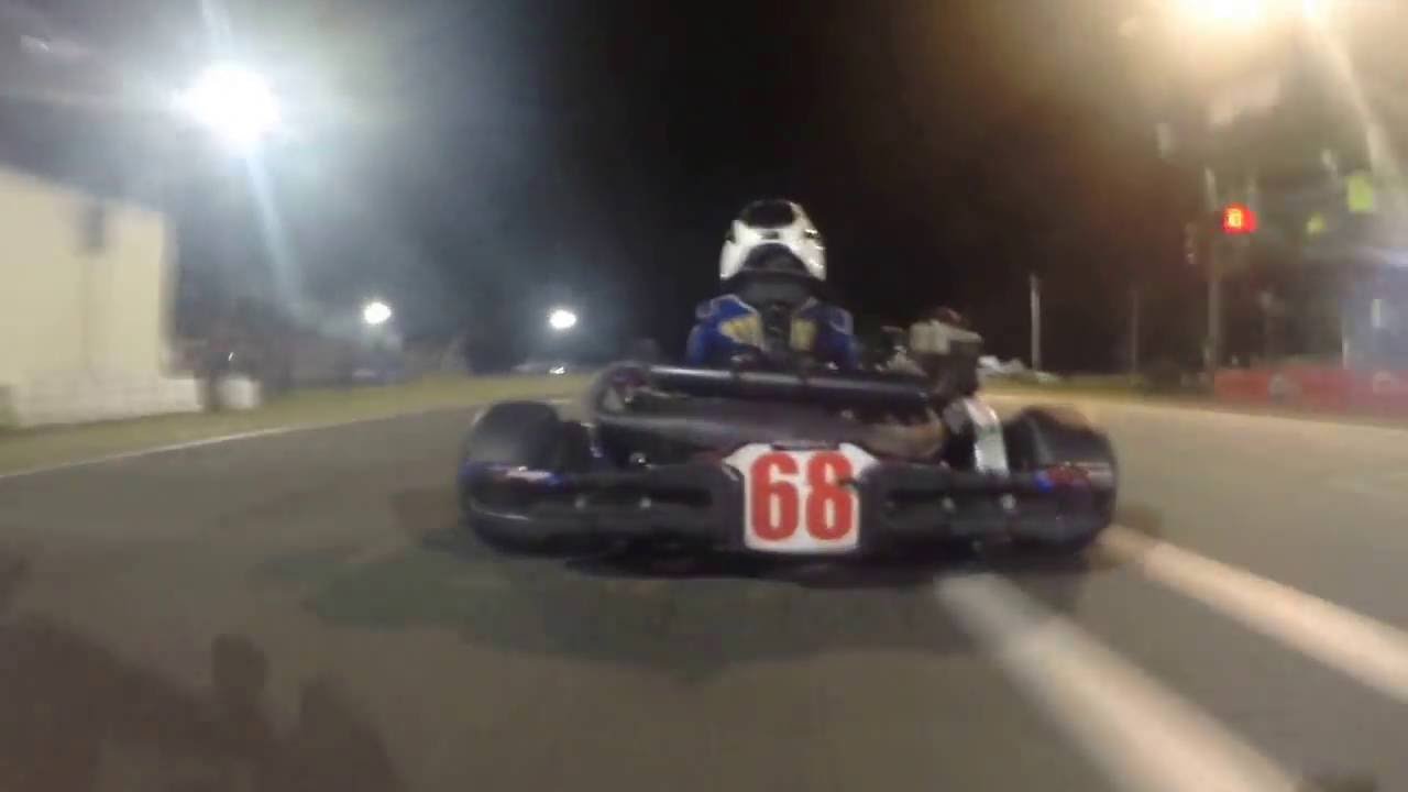 go karting at Ipswich kart club at night!! YouTube