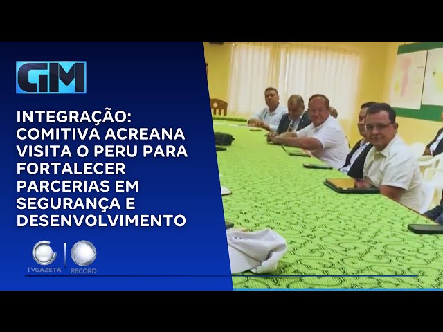 Comitiva acreana visita o Peru para fortalecer parcerias em segurança