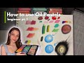 How to use soft oil pastels | quick beginner tutorial