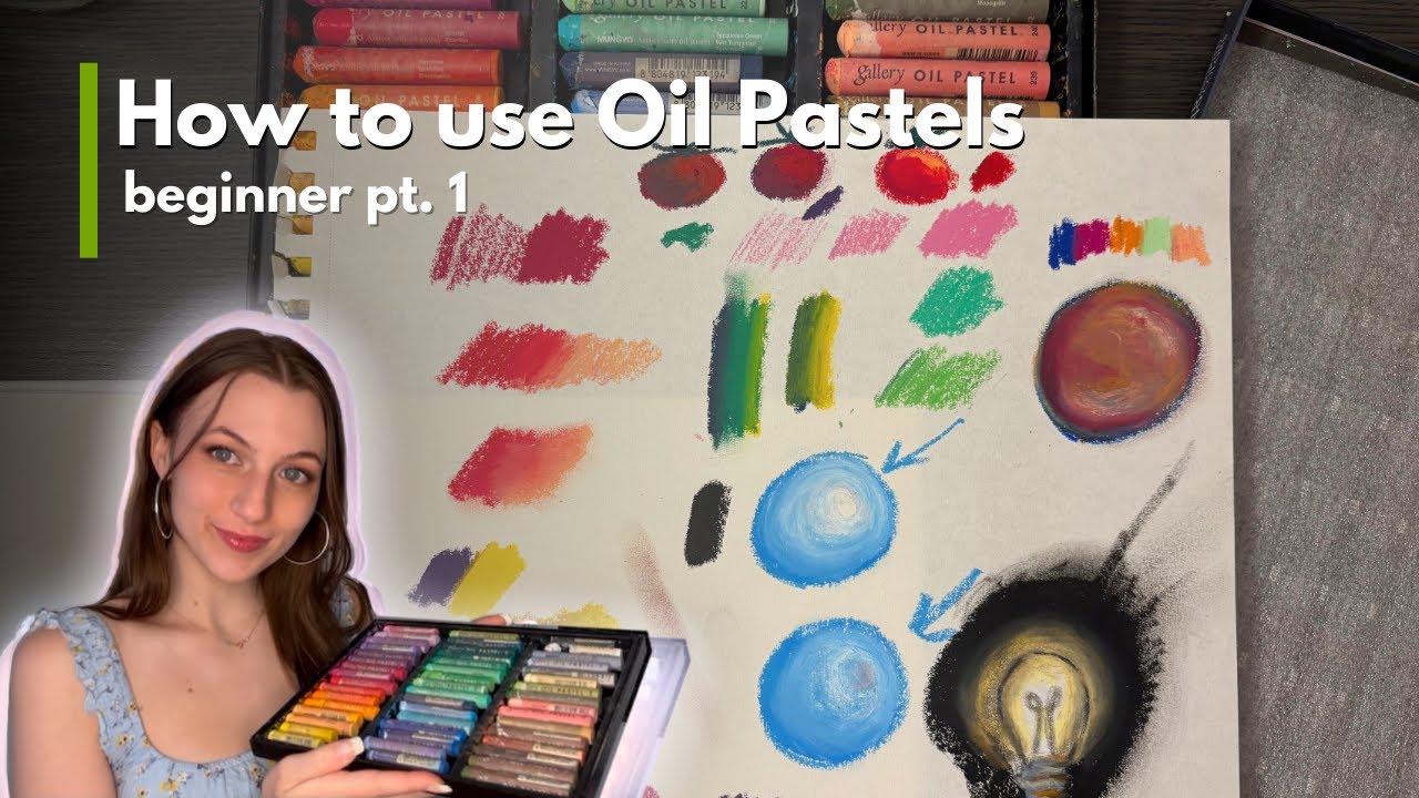 How to use soft oil pastels | quick beginner tutorial - YouTube