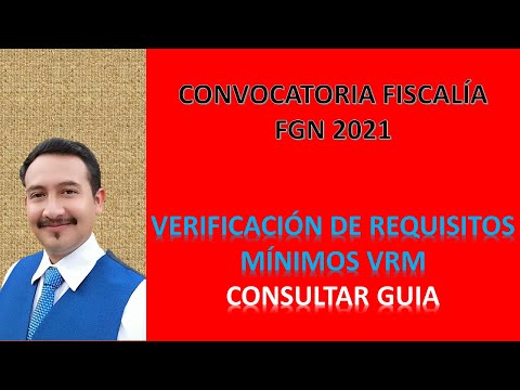 VERIFICACIÓN DE REQUISITOS