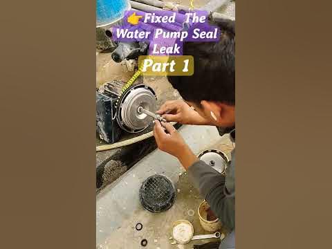 Fixed The Water Pump Seal Leak - YouTube