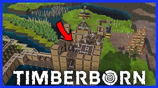 69 BEAVERS and the TOWERS OF POWER! - Ep 5 Timberborn Hard Mode