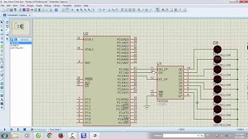 8051 | Bài 7 - Hướng dẫn điều khiển LED ĐƠN dùng 74HC595, code C và ASM | Mô phỏng Proteus