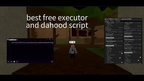 BEST FREE EXECUTOR AND DAHOOD SCRIPT (STARS USE⭐) (SOLORA) (AZURE MODDED) PASTEBIN 2024