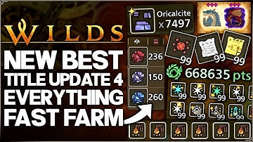 Monster Hunter Wilds - New Best OP EVERYTHING Farm - Title Update 4 Talismans, Gogma Artian & More!