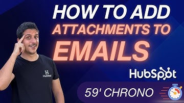 How to add attachments to emails in HubSpot
