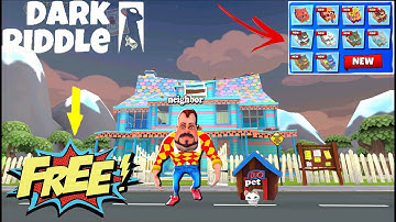 Dark Riddle Update 15.0.0 NEW HOUSE ( Mod Skin CYBERNEON ) Game Neighbor P66