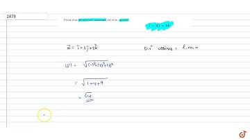 Find the direction cosines of the vector ` hat i+2 hat j+3 hat k` ....