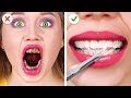 BEAUTY HACKS TO BECOME POPULAR AT SCHOOL! || Funny Girly DIYs by 123 Go! LIVE