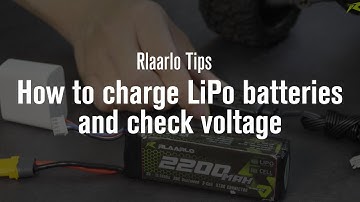 Rlaarlo Tips. How to charge LiPo batteries and check voltage for RC