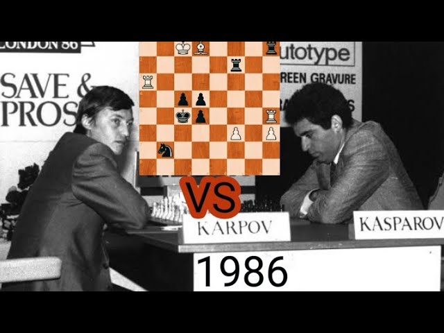 Anatoly Karpov vs Garry Kasparov 0-1 Chess Masters