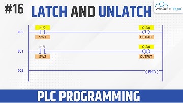 What is Latch and Unlatch in PLC Programming | Ladder Logic Programming in Hindi