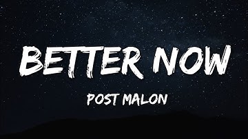 Thumbnail of Post Malone - Better Now (Lyrics)