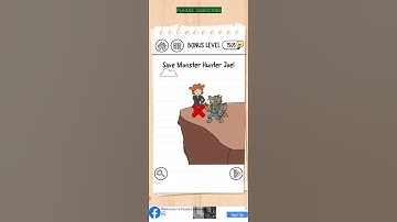 BRAIN TEST 3 TRICKY LEVEL SAVE MONSTER HUNTER JOE WALK THROUGH WITH COMMENTARY