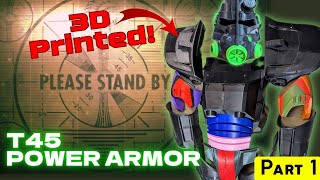 Building My Own POWER ARMOR  3D Printing the Suit