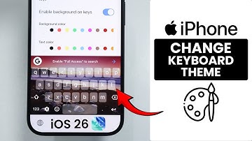[iOS 26] How to Change iPhone Keyboard Theme - Change Keyboard Background