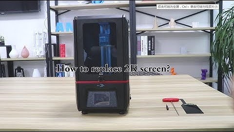 ANYCUBIC Photon: How to Replace 2K Screen?