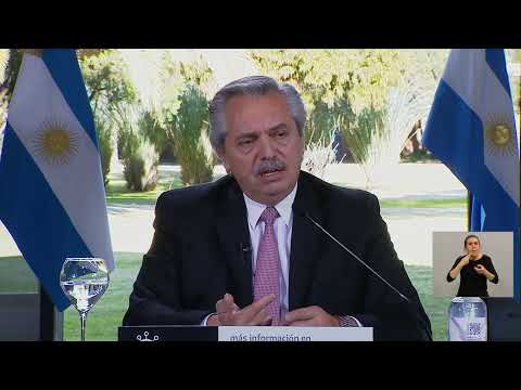 Coronavirus COVID-19 - Anuncio del presidente Alberto Fernández desde Olivos