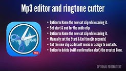 Mp3 editor and ringtone cutter  - Durasi: 0:19. 