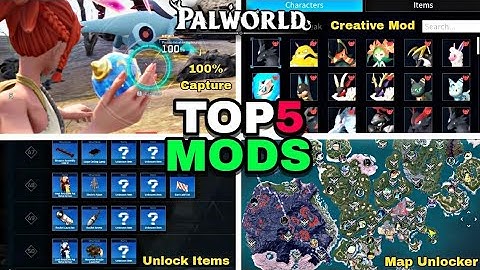 TOP 5 BEST EPIC MODS in PALWORLD | CREATIVE MODE