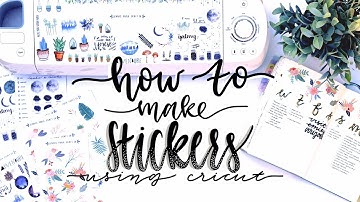 How I Make My Stickers!! Using Cricut and Procreate 💕
