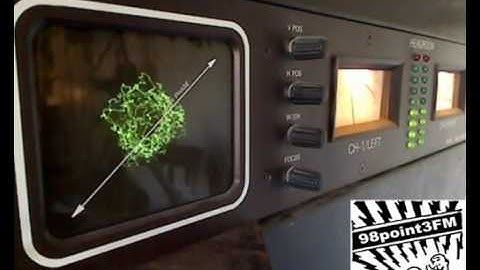 98point3FM featuring audio phase display from the B&B Systems AM-2B