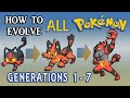 How To Evolve All Pokémon All Generations 1-7