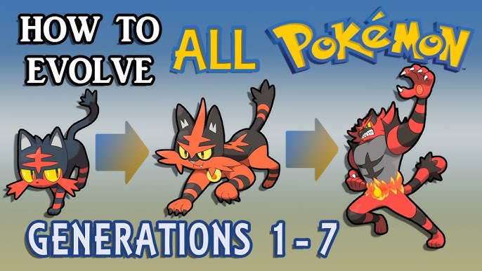 How To Evolve Pokémon - Generation 3 Hoenn (Animated Sprites