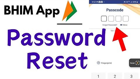 Forgot BHIM App Passcode? Reset Easily \ BHIM App Password Reset