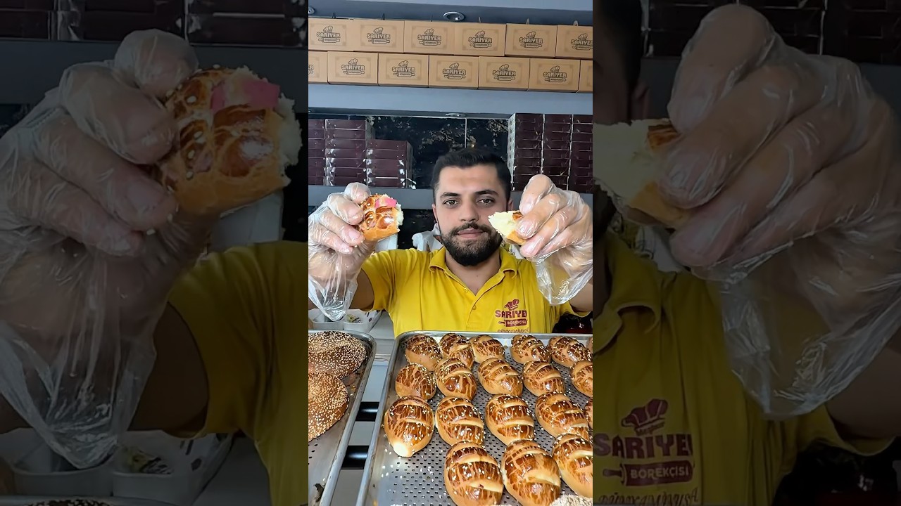 Sosisli poğaça Sarıyer Börekçilik Adana #yemek #poğaça #poğaca #kahvaltı #food