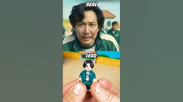 I build every Squid Game character in Lego #lego #squidgamchallenge #mrbricks